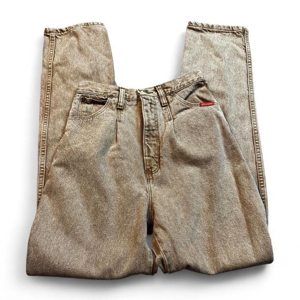 Vintage Wrangler western cowgirl rodeo tan denim jeans size 9/10